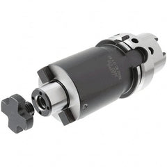 Iscar - HSK63A Taper Shank 22mm Pilot Diam Shell Mill Holder - 50mm Flange to Nose End Projection, 47mm Nose Diam, Through-Spindle Coolant - Exact Tooling