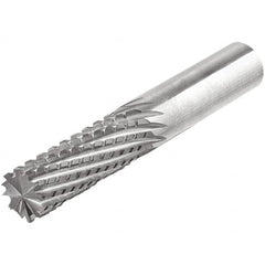 Iscar - 3/8" Diam, 1" LOC, End Mill End, Solid Carbide Diamond Pattern Router Bit - Right Hand Cut, 3" OAL, 3/8" Shank Diam, Use on Composite - Exact Tooling