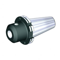 Kennametal - DIN69871-50 Taper, 1.2598" Inside Hole Diam, 2.7559" Projection, Whistle Notch Adapter - 2.7559" Body Diam, Taper Shank, Through Coolant - Exact Tooling