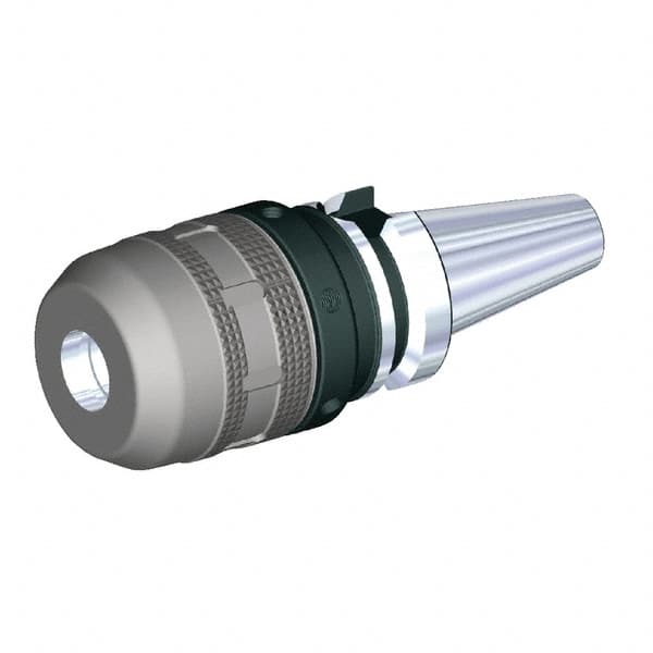 Kennametal - BT30 Taper Shank, 20mm Hole Diam x 2.0866" Nose Diam Milling Chuck - 3.3465" Projection, 0.0002" TIR, Through-Spindle Coolant, Balanced to 20,000 RPM - Exact Tooling