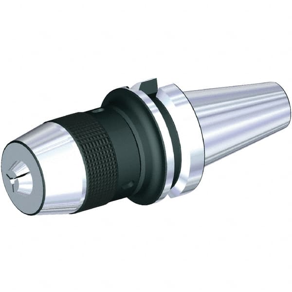 Kennametal - BT30, 0.5 to 8mm Capacity, Integral Shank Drill Chuck - Keyed, Taper Shank, 38mm Sleeve Diam, 92mm Open Length - Exact Tooling