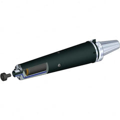 Kennametal - BT50 Taper Shank 32mm Pilot Diam Shell Mill Holder - 330mm Flange to Nose End Projection, M16x2.0 Lock Screw, Through-Spindle & DIN Flange Coolant - Exact Tooling