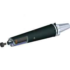 Kennametal - BTKV40 Taper Shank 3/4" Pilot Diam Shell Mill Holder - 10-1/2" Flange to Nose End Projection, 1-3/4" Nose Diam, 3/8-24 Lock Screw, Through-Spindle & DIN Flange Coolant - Exact Tooling