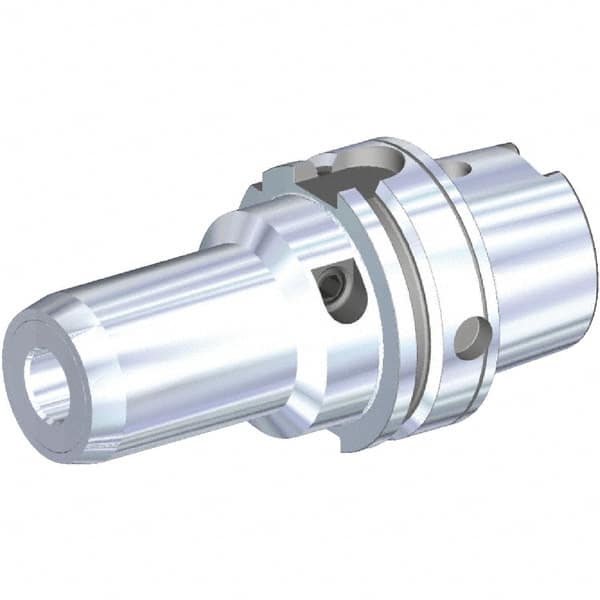 Kennametal - HSK63A Taper Shank, 10mm Hole Diam, Hydraulic Tool Holder/Chuck - 29.7mm Nose Diam, 85mm Projection, 31mm Clamp Depth, 25,000 RPM, Through Coolant - Exact Tooling