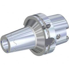 Kennametal - 3/4" Hole Diam, HSK63A Taper Shank Shrink Fit Tool Holder & Adapter - 2.95" Projection, 1.4" Nose Diam, 1.93" Clamping Depth, 25,000 RPM, Through Coolant - Exact Tooling