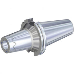 Kennametal - 25mm Hole Diam, DIN69871-40 Taper Shank Shrink Fit Tool Holder & Adapter - 75mm Projection, 46mm Nose Diam, 48mm Clamping Depth, 25,000 RPM, Through Coolant - Exact Tooling