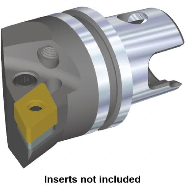 Kennametal - Right Hand Cut, Size KM40, DN.. Insert Compatiblity, Internal or External Modular Turning & Profiling Cutting Unit Head - 27mm Ctr to Cutting Edge, 40mm Head Length, Through Coolant, Series Kenlever - Exact Tooling