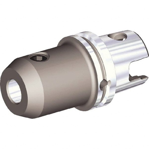 Kennametal - 1.5748" Inside Hole Diam, 3.7402" Projection, Whistle Notch Adapter - 3.1496" Body Diam, Modular Connection Shank, Through Coolant - Exact Tooling