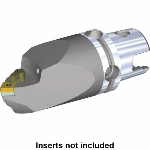 Kennametal - Neutral Cut, Size KM63, CN.. Insert Compatiblity, Modular Turning & Profiling Cutting Unit Head - 115mm Head Length, Through Coolant, Series M-Clamping - Exact Tooling