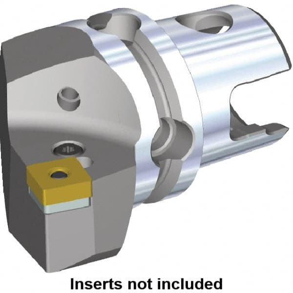 Kennametal - Right Hand Cut, Size KM50, SN.. Insert Compatiblity, Modular Turning & Profiling Cutting Unit Head - 30mm Ctr to Cutting Edge, 50mm Head Length, Through Coolant, Series Kenlever - Exact Tooling