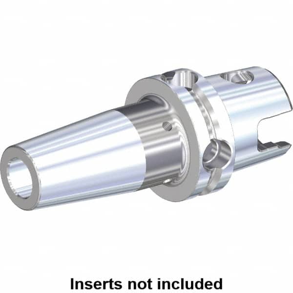 Kennametal - 1/4" Hole Diam, KM63TS Modular Connection Shrink Fit Tool Holder & Adapter - 3.15" Projection, 0.827" Nose Diam, 1.024" Clamping Depth, 15,000 RPM, Through Coolant - Exact Tooling