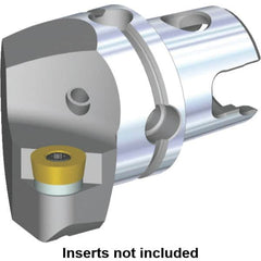 Kennametal - Right Hand Cut, Size KM50, RC.. Insert Compatiblity, Modular Turning & Profiling Cutting Unit Head - 35mm Ctr to Cutting Edge, 50mm Head Length, Through Coolant, Series S-Clamping - Exact Tooling