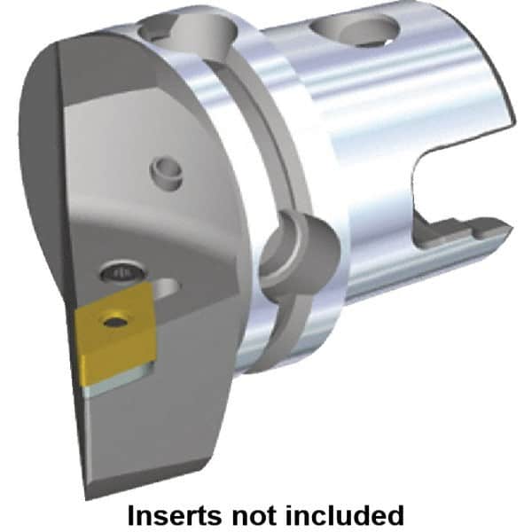 Kennametal - Right Hand Cut, Size KM40, DN.. Insert Compatiblity, Modular Turning & Profiling Cutting Unit Head - 27mm Ctr to Cutting Edge, 40mm Head Length, Through Coolant, Series Kenlever - Exact Tooling