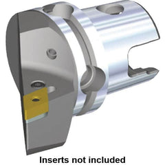 Kennametal - Right Hand Cut, Size KM50, DN.. Insert Compatiblity, Modular Turning & Profiling Cutting Unit Head - 35mm Ctr to Cutting Edge, 50mm Head Length, Through Coolant, Series Kenlever - Exact Tooling