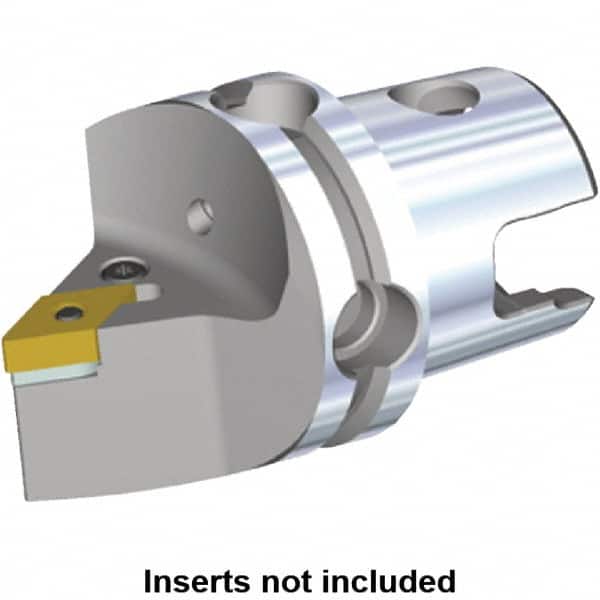Kennametal - Left Hand Cut, Size KM50, DN.. Insert Compatiblity, Modular Turning & Profiling Cutting Unit Head - 50mm Head Length, Through Coolant, Series Kenlever - Exact Tooling