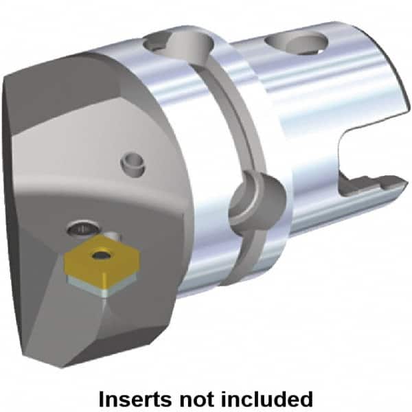 Kennametal - Right Hand Cut, Size KM40, SN.. Insert Compatiblity, Internal or External Modular Turning & Profiling Cutting Unit Head - 27mm Ctr to Cutting Edge, 40mm Head Length, Through Coolant, Series Kenlever - Exact Tooling