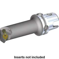 Kennametal - Right Hand Cut, 50mm Min Bore Diam, Size KM50 Modular Boring Cutting Unit Head - 3.5827" Max Bore Depth, Through Coolant, Compatible with DN.. - Exact Tooling