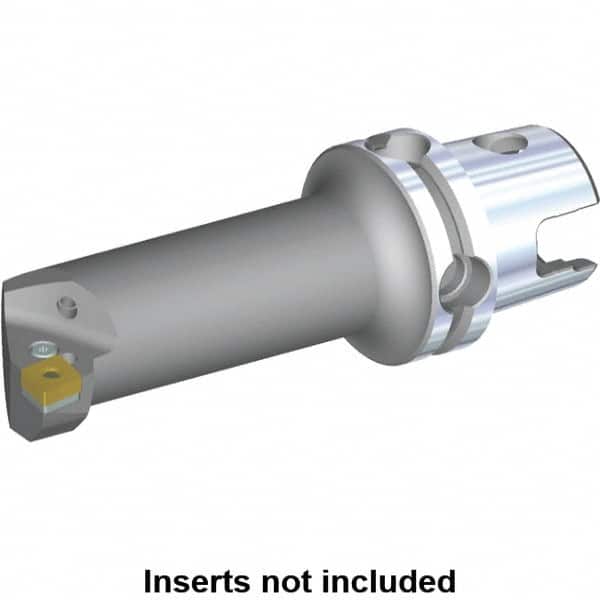 Kennametal - Right Hand Cut, 32mm Min Bore Diam, Size KM40 Modular Boring Cutting Unit Head - 2.9528" Max Bore Depth, Through Coolant, Compatible with CN.. - Exact Tooling