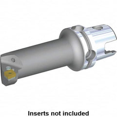 Kennametal - Right Hand Cut, 40mm Min Bore Diam, Size KM40 Modular Boring Cutting Unit Head - 3" Max Bore Depth, Through Coolant, Compatible with CN.. - Exact Tooling
