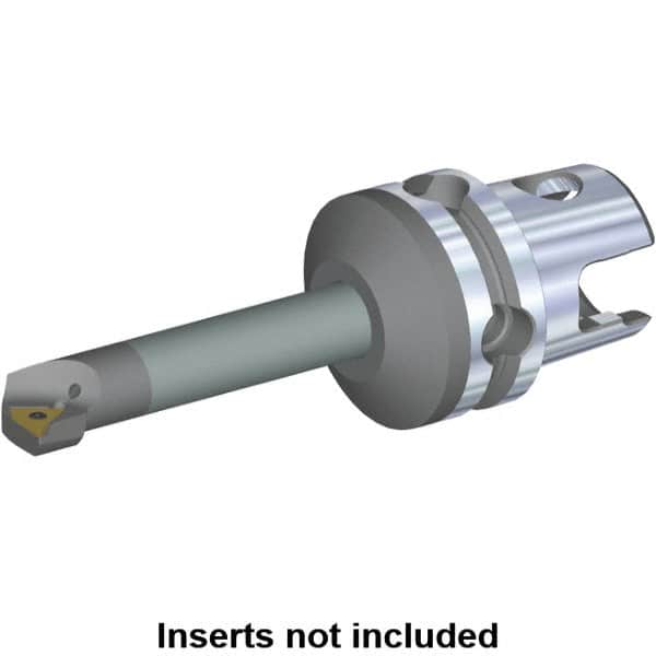 Kennametal - Right Hand Cut, 20mm Min Bore Diam, Size KM50 Carbide Modular Boring Cutting Unit Head - 3.1496" Max Bore Depth, Through Coolant, Compatible with TP.. - Exact Tooling