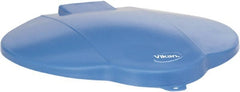Vikan - 3 Gal Polypropylene Pail Lid - Blue, For Use with 5688 - Exact Tooling