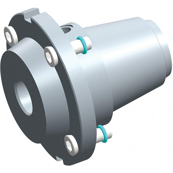 Exsys-Eppinger - PRECI-FLEX Straight Shank with Weldon Flat 5/8" Hole End Mill Holder/Adapter - 5/8" Nose Diam, 18mm Projection, Through Coolant - Exact Tooling