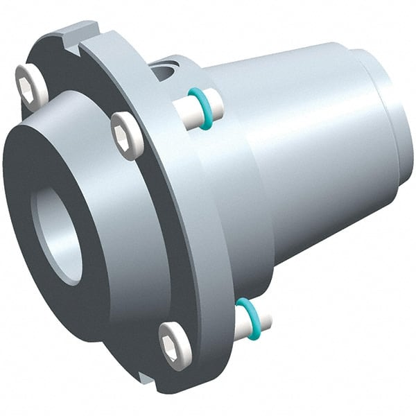 Exsys-Eppinger - PRECI-FLEX Straight Shank with Weldon Flat 3/4" Hole End Mill Holder/Adapter - 3/4" Nose Diam, 19mm Projection, Through Coolant - Exact Tooling