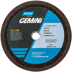Norton - Tool & Cutter Grinding Wheels Wheel Type: Type 11 Wheel Diameter (Inch): 6 - Exact Tooling
