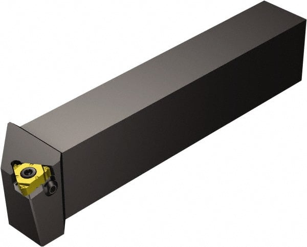 Sandvik Coromant - External Thread, Left Hand Cut, 25mm Shank Width x 25mm Shank Height Indexable Threading Toolholder - 150mm OAL, 266.LG-16.. Insert Compatibility, 266R/LFG Toolholder, Series CoroThread 266 - Exact Tooling