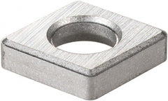 Sandvik Coromant - 1/2 & 5/8" Inscribed Circle, Toolholder Shim for Indexables - 171.31 Shim Style, Positive Rake, Left Hand, Neutral, Right Hand Cut - Exact Tooling