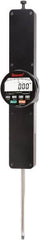 Starrett - 4" Max Measurement, 0.0001, 0.0005 & 0.001" Graduation, Electronic Drop Indicator - Accurate to 0.0002", Inch & Metric System, LCD Display - Exact Tooling
