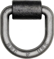 Buyers Products - Steel D-Ring with Integral Bracket - 4-1/2" Long, Gray, For Use with Cargo Control - Exact Tooling