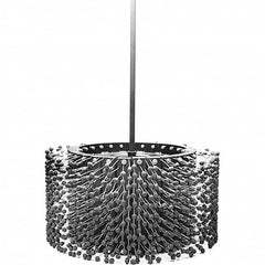 Brush Research Mfg. - 25" Bore Diam, 400 Grit, Silicon Carbide Flexible Hone - Fine, 9-1/2" OAL - Exact Tooling