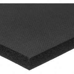 Value Collection - 2' Long x 12" Wide x 1/16" Thick, Neoprene Sheet Gasketing - 100 Max psi, Black - Exact Tooling