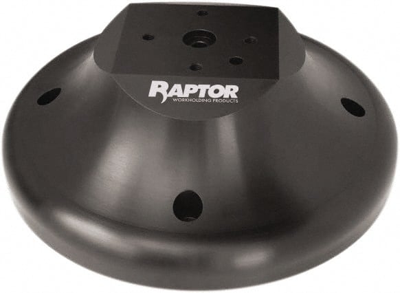 Raptor Workholding - 11.4" Jaw Width, 4-1/2" High Riser - For Use with 4 & 5 Axis Workholding Systems - Exact Tooling
