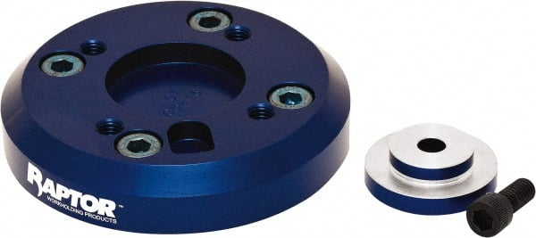 Raptor Workholding - 3-15/16" Jaw Width, 3/4" High Riser - For Use with 4 & 5 Axis Workholding Systems - Exact Tooling