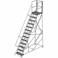 TRI-ARC - Rolling & Wall Mounted Ladders & Platforms Type: Rolling Warehouse Ladder Style: Rolling Platform Ladder - Exact Tooling