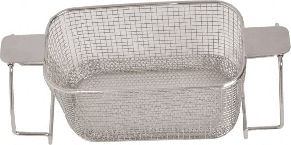 CREST ULTRASONIC - Stainless Steel Parts Washer Basket - 5.177" High, Use with Parts Washers - Exact Tooling
