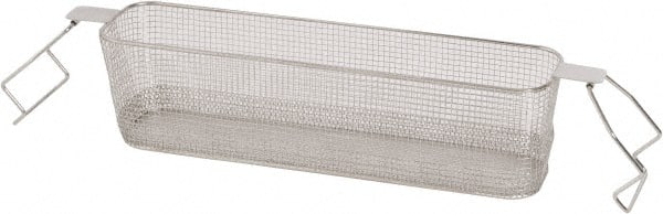CREST ULTRASONIC - Stainless Steel Parts Washer Basket - 5.177" High, Use with Parts Washers - Exact Tooling