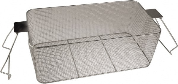 CREST ULTRASONIC - Stainless Steel Parts Washer Basket - 5.177" High, Use with Parts Washers - Exact Tooling