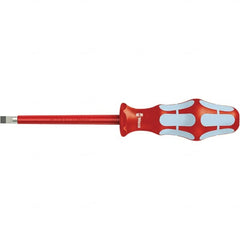 Wera - 3-1/8" Blade Length Insulated Screwdriver - 137mm OAL - Exact Tooling
