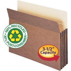 SMEAD - 11-3/4 x 9-1/2", Letter Size, Redrope, Expansion Folders - Straight Tab Cut Location - Exact Tooling