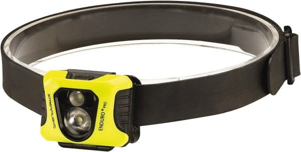 Streamlight - White LED Bulb, 200 Lumens, Hands-free Flashlight - Yellow Polycarbonate Body, 3 AAA Alkaline Batteries Included - Exact Tooling