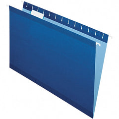 Pendaflex - 8-1/2 x 14", Legal, Navy, Hanging File Folder - 11 Point Stock, 1/5 Tab Cut Location - Exact Tooling