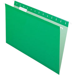 Pendaflex - 8-1/2 x 14", Legal, Bright Green, Hanging File Folder - 11 Point Stock, 1/5 Tab Cut Location - Exact Tooling