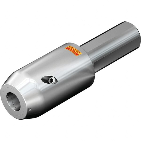 Sandvik Coromant - Cylindrical Shank, Hydraulic Tool Holder/Chuck - 48.4mm Nose Diam, 110mm Projection, 100mm Clamp Depth, Through Coolant - Exact Tooling