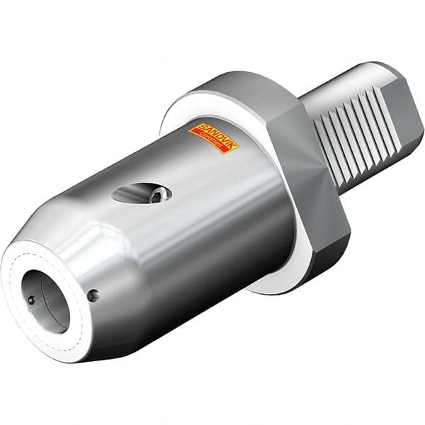 Sandvik Coromant - Modular Connection, Hydraulic Tool Holder/Chuck - 43.9mm Nose Diam, 70mm Projection, 80mm Clamp Depth, Through Coolant - Exact Tooling