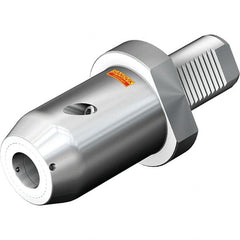 Sandvik Coromant - Modular Connection, Hydraulic Tool Holder/Chuck - 48.4mm Nose Diam, 100mm Projection, 100mm Clamp Depth, Through Coolant - Exact Tooling