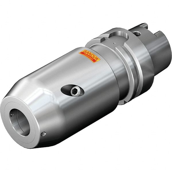 Sandvik Coromant - Modular Connection, Hydraulic Tool Holder/Chuck - 43.9mm Nose Diam, 110mm Projection, 80mm Clamp Depth, Through Coolant - Exact Tooling