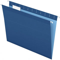 Pendaflex - 8-1/2 x 11", Letter Size, Navy, Hanging File Folder - 11 Point Stock, 1/5 Tab Cut Location - Exact Tooling